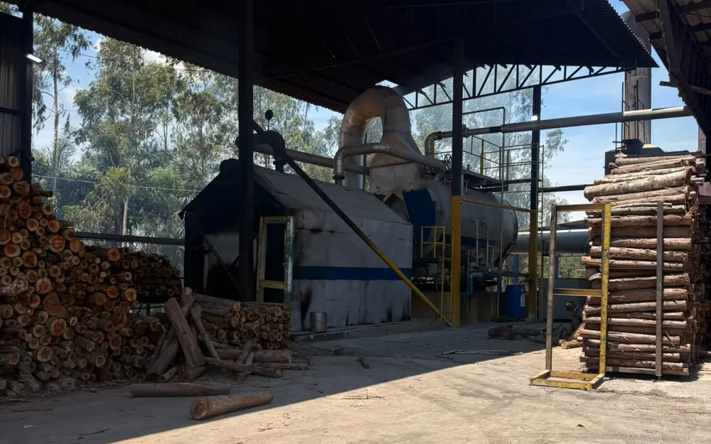 Caldeira a lenha da Master Agroindustrial